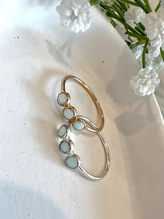 Elira Triple Opal Ring