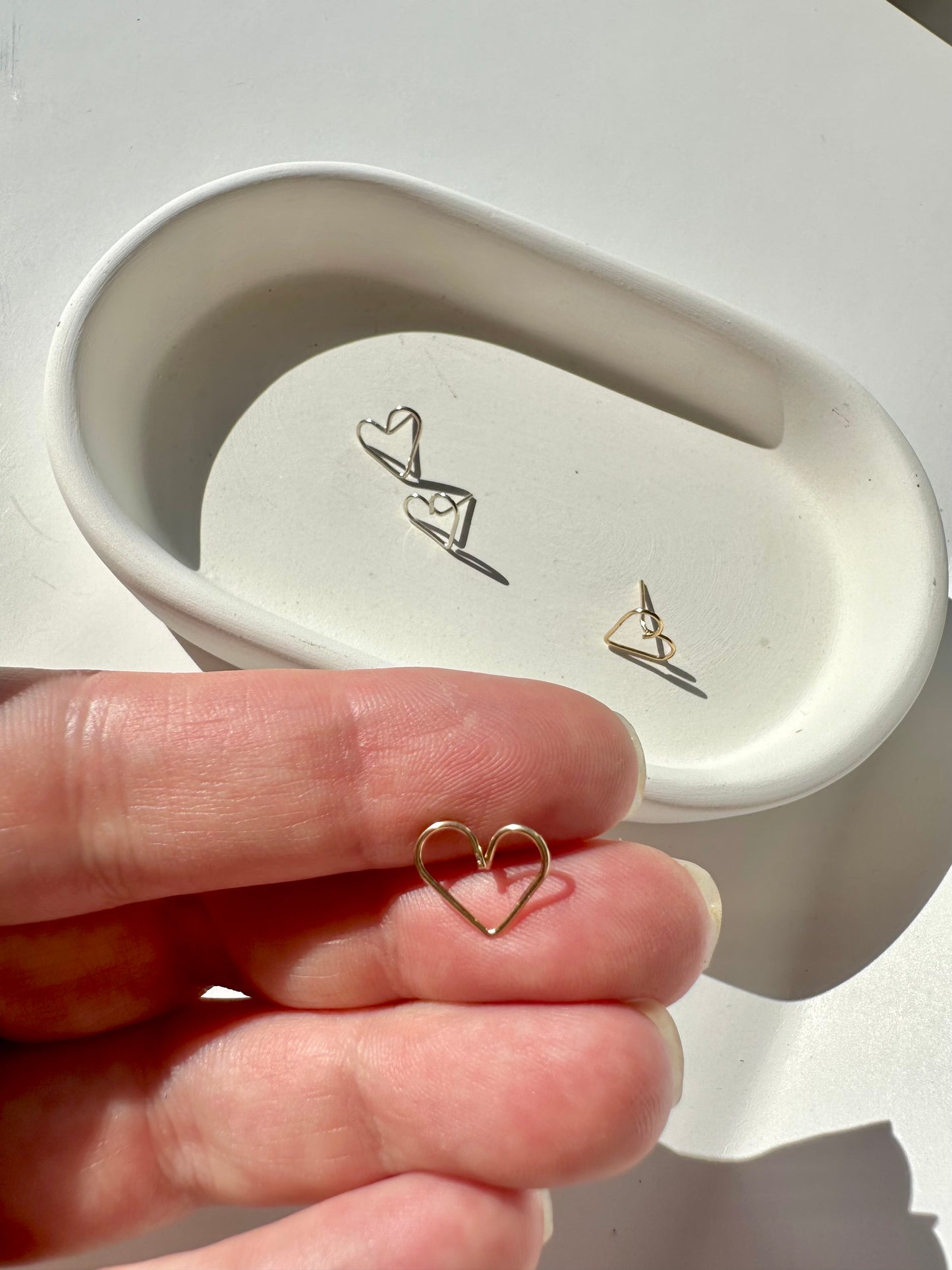 Open Heart Studs