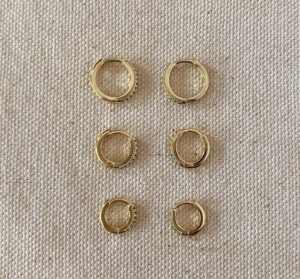 Delaney Emerald Hoops