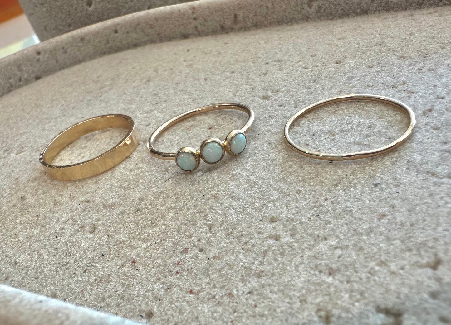Elira Triple Opal Ring