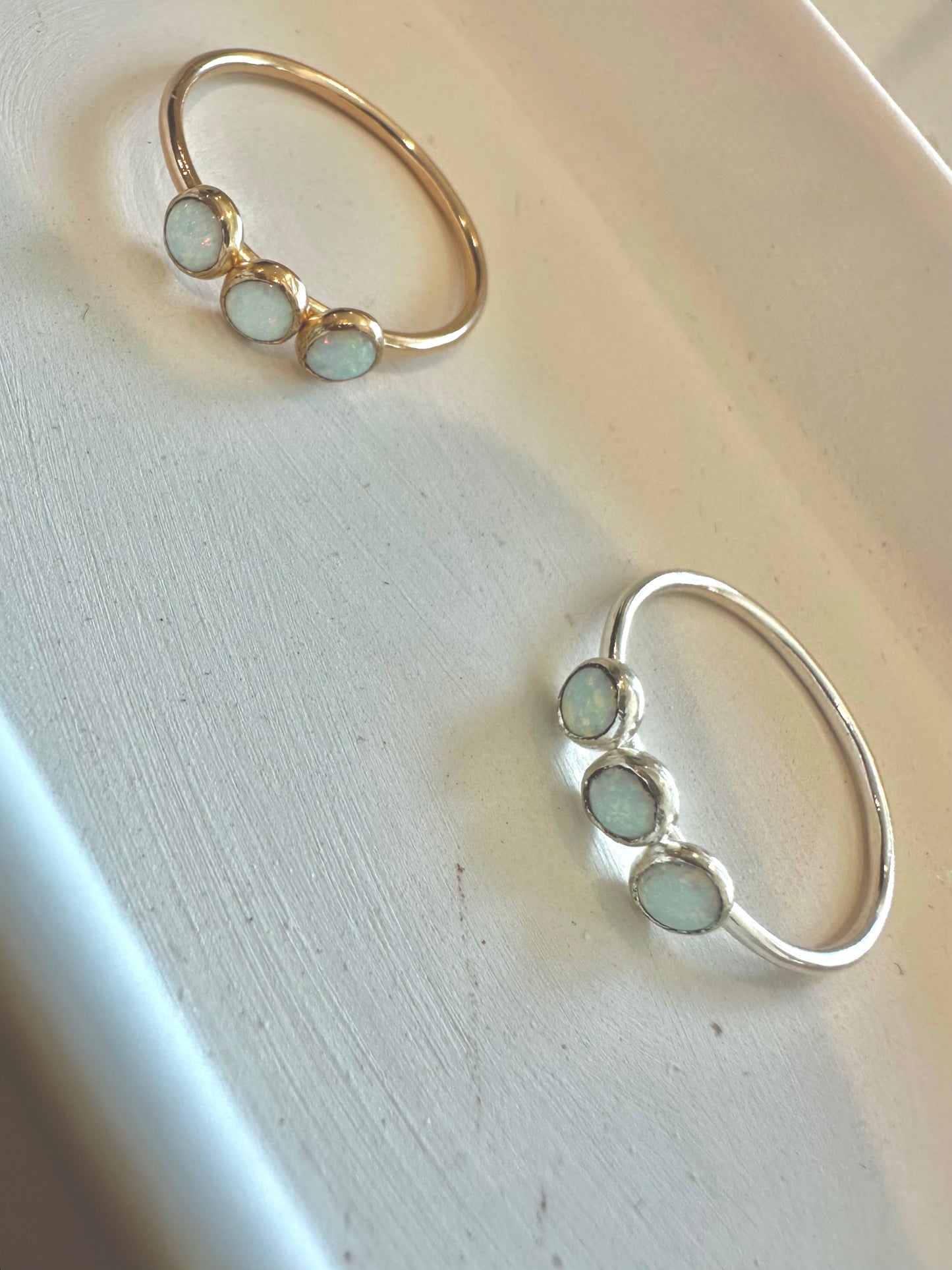Elira Triple Opal Ring